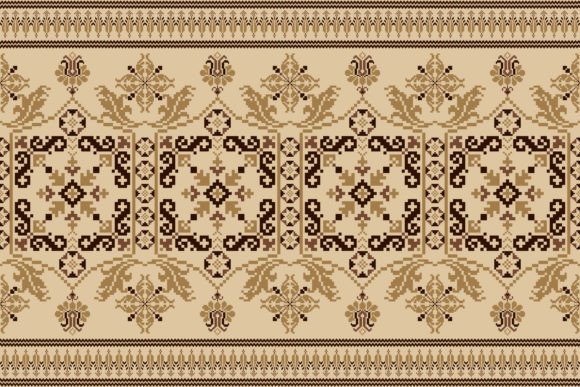 Review: Floral Cross Stitch Seamless Pattern for Modern Makers