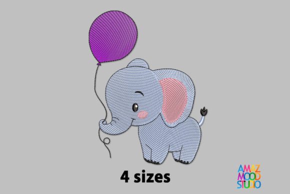 Reviewing Cute Elephant with Air Ball for Boutique Apparel