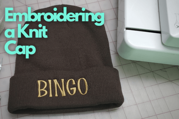 Reviewing Embroidering a Knit Cap for Boutique Sweatshirts
