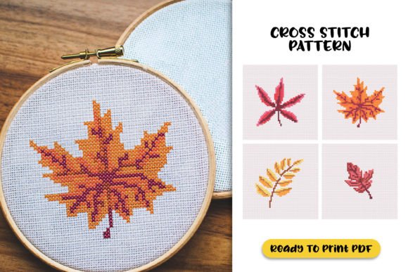 Reviewing the Autumn Cross Stitch Pattern Set for Holiday Sales