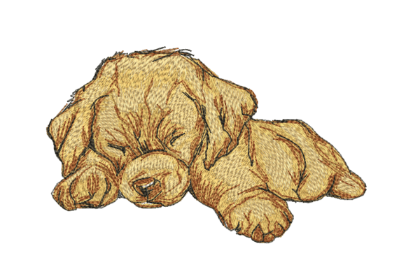Sleeping Puppy: A Holiday Embroidery Review